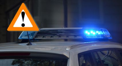 Borracho choca contra señalamiento de tránsito; trata de huir y engañar a la policía