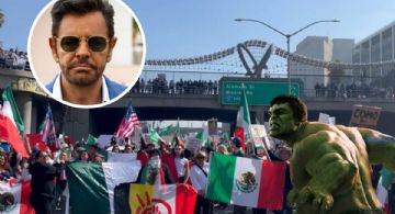 'Hulk', Eugenio Derbez, Kim Kardashian y otros famosos alzan la voz contra redadas de migrantes en E