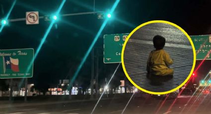 Hallan niñito solo y de noche deambulando en Laredo; madre se lo encargó al papá
