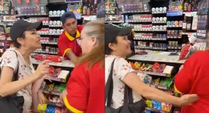 'Lady Recargas': mujer enloquece en Oxxo, hace destrozos y golpea a cajera | VIDEO  