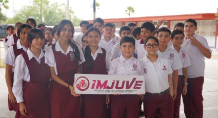 IMJUVE fortalece lazos con jóvenes neolaredenses mediante brigada integral