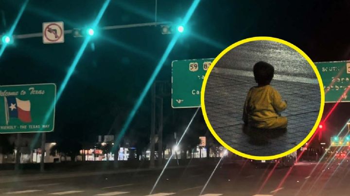 Hallan niñito solo y de noche deambulando en Laredo; madre se lo encargó al papá