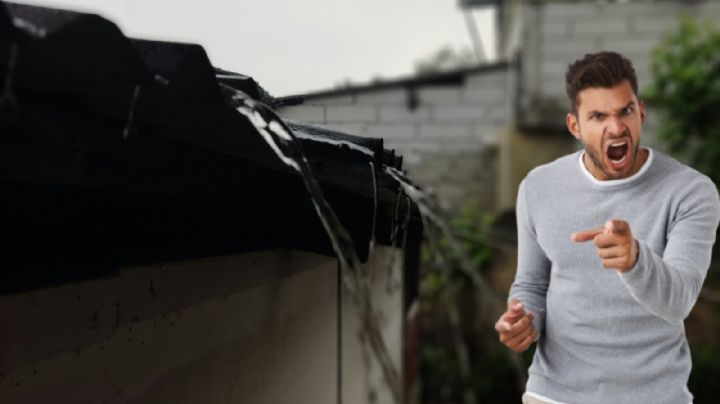 ¿Qué puedo hacer si la lluvia del techo de mi vecino cae directamente en mi casa?; esto sabemos
