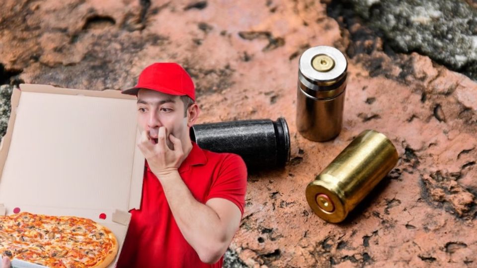 Un repartidor de pizza fue herido de bala.