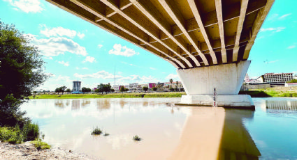 Aumenta el nivel del río Bravo con lluvias