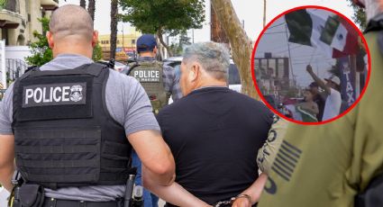 Policía de Laredo vigiló a manifestantes contra medidas migratorias; la marcha fue pacífica