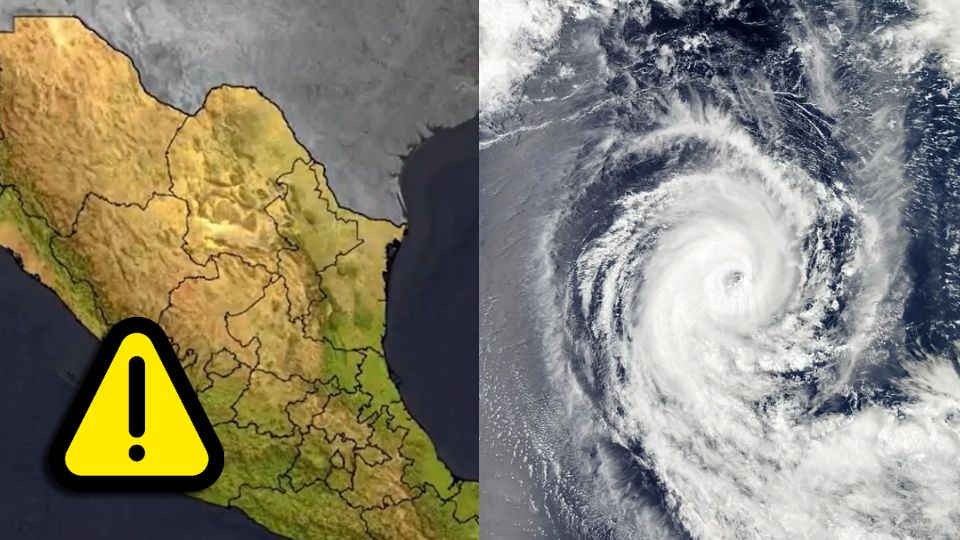 Sus amplias bandas nubosas provocarán lluvias de intensas a muy fuertes en cinco estados del país