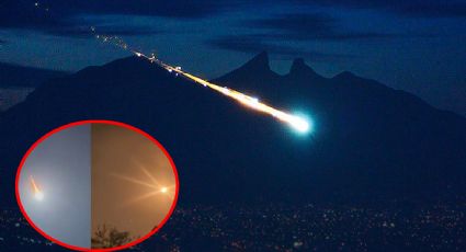 Meteorito ilumina cielo nocturno de Nuevo León; luz azul sorprendió a todos | VIDEO