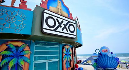 ¿'Bob Esponja' en Veracruz?, OXXO se viraliza por temática marina | FOTOS