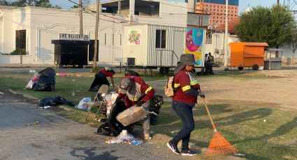 Recolectan 12 toneladas de basura tras el aniversario de Nuevo Laredo; calles quedan impecables