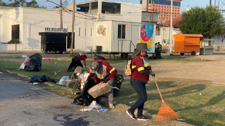 Recolectan 12 toneladas de basura tras el aniversario de Nuevo Laredo; calles quedan impecables