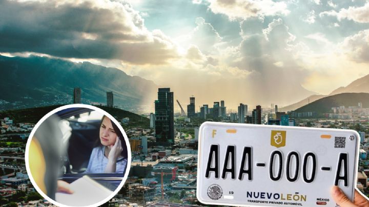 Esta es la multa que deberán pagar los automovilistas que circulen con placas vencidas en Monterrey