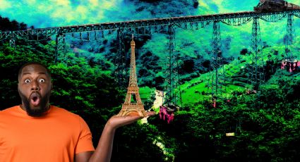 Este es el puente ferroviario más alto del mundo; mide más que la Torre Eiffel