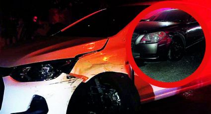 Automovilista se distrae y choca con vehículo estacionado en Nuevo Laredo