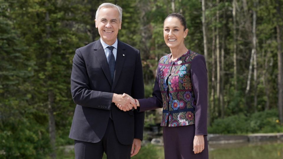 Claudia Sheinbaum y Mark Carney