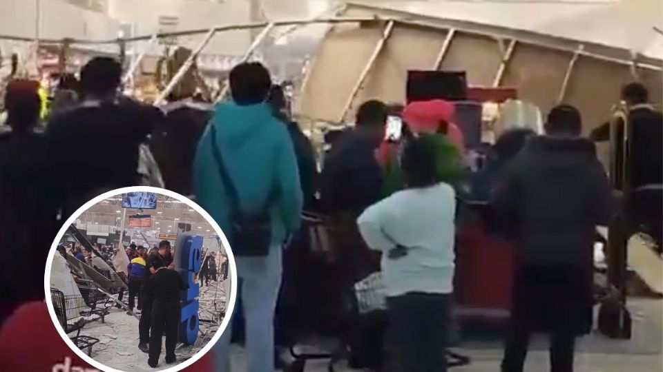 Los clientes de un supermercado resultaron lesionados