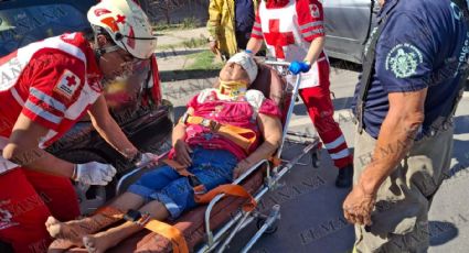 Nuevo Laredo: abuelos se accidentan en la Infonavit; iban por tarjeta del adulto mayor