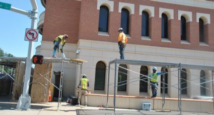 Inician trabajos para remodelación del Centro de Justicia