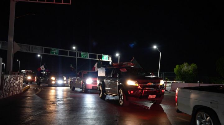 Programa 'Héroe Paisano': 250 vehículos integran caravana que cruzó de EU a México