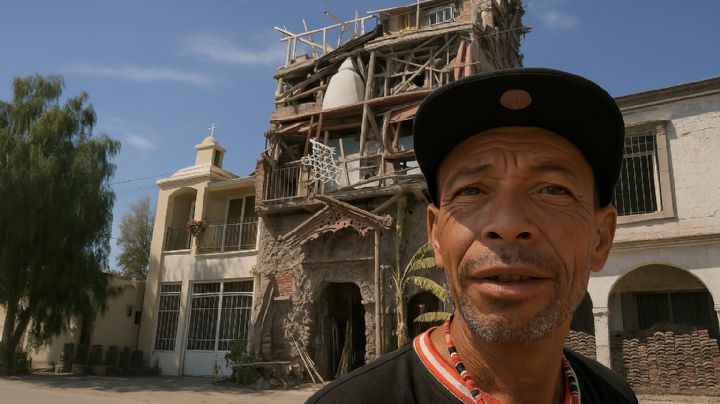 La casa de basura más alta de México es de 4 pisos; el dueño perdió extremidades al construirla