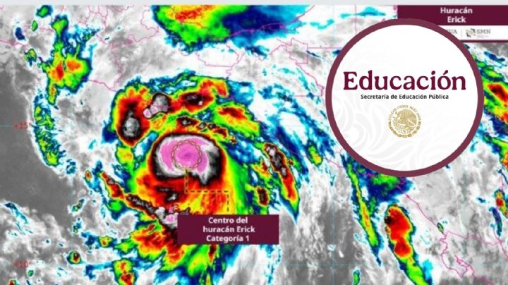 SEP suspende clases por huracán ‘Erick’; ¿en qué estados aplica?