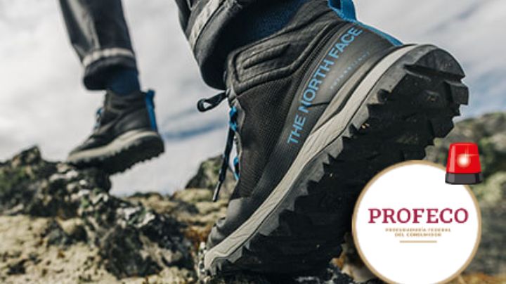 Profeco retira botas The North Face del mercado mexicano por ser peligrosas