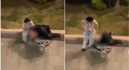 Mujer es captada golpeando a bebé de dos años; 'nadie te quiere' | VIDEO