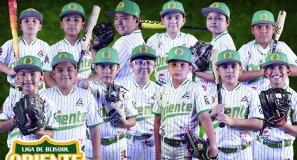 Liga Oriente se reporta lista para el Nacional de beisbol en la categoría menor 9-10 años