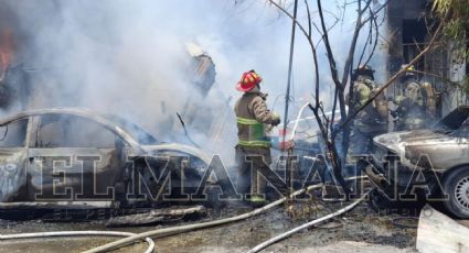 Atroz incendio en la colonia Nueva Era; varias familias resultan afectadas | VIDEO