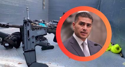 Omar García Harfuch presenta el arsenal incautado por el Gabinete de Seguridad