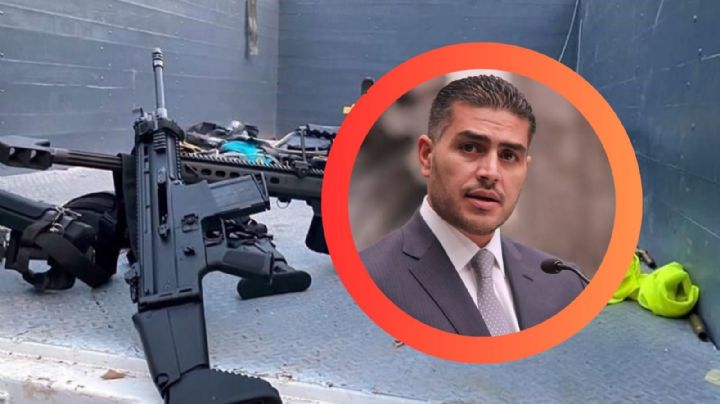 Omar García Harfuch presenta el arsenal incautado por el Gabinete de Seguridad
