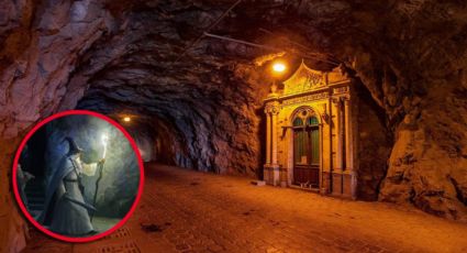Este túnel es la puerta hacia un encantador Pueblo Mágico; recuerda a 'El señor de los Anillos'
