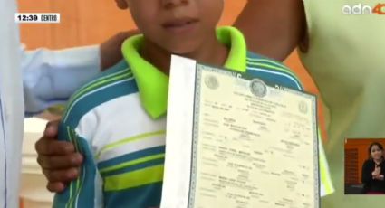 Niño sin acta de nacimiento va solito al Registro Civil; la necesitaba porque desea ir a la escuela