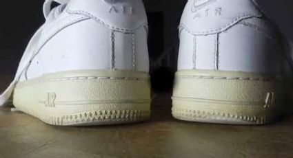 Así puedes blanquear la suela amarilla de tus tenis favoritos, de forma barata y efectiva