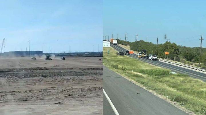 Federales en Laredo, Texas, arman persecución para detener a trabajador en tractor 