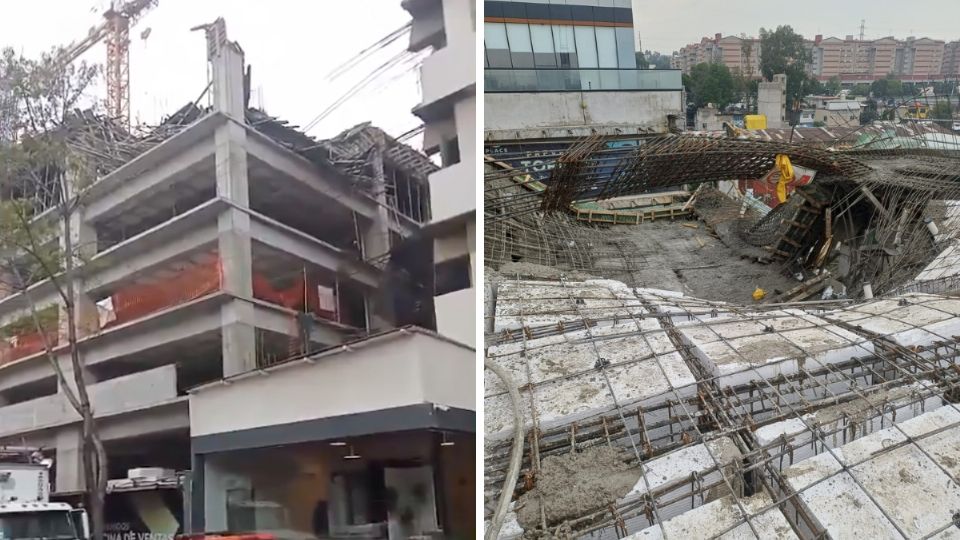 Tres albañiles quedaron atrapados