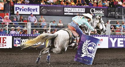'Vicky' es histórica; es la primera mexicana entre los mejores lugares del Mundial de Rodeo Junior