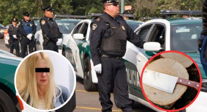 Mujer rusa agrede a su esposo mexicano; la policía le encontró un machete