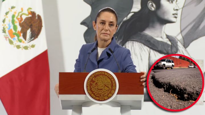 Hundimiento en la CDMX se mantiene en monitoreo constante: Sheinbaum