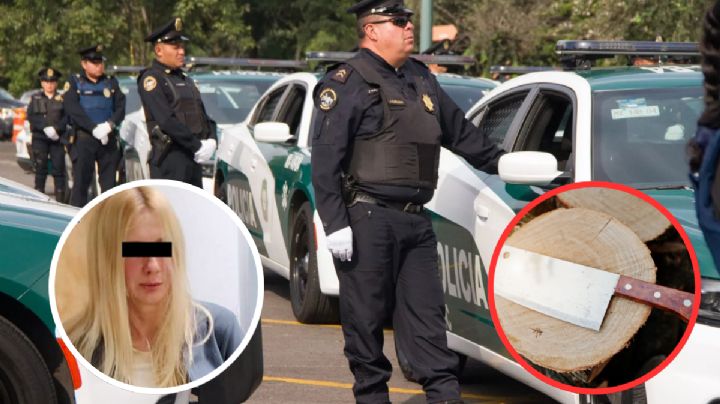 Mujer rusa agrede a su esposo mexicano; la policía le encontró un machete