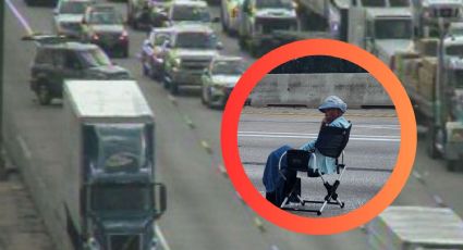 Abuelita texana con pistola en mano y silla de jardín paraliza autopista; pretendía quitarse la vida