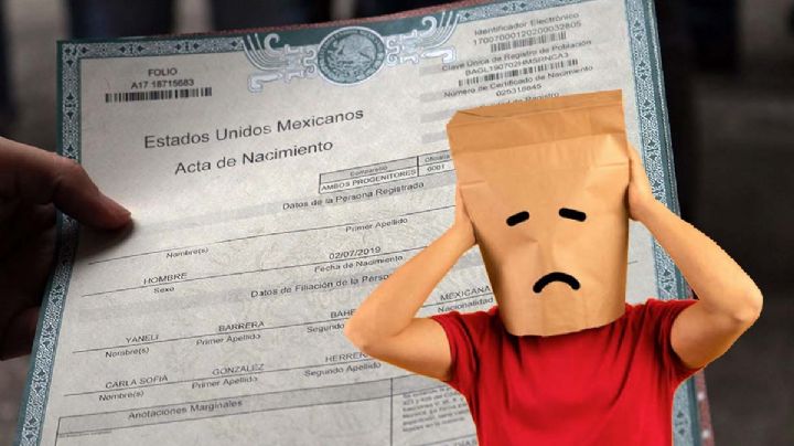 Este es el nombre más raro registrado en un acta de nacimiento en México 