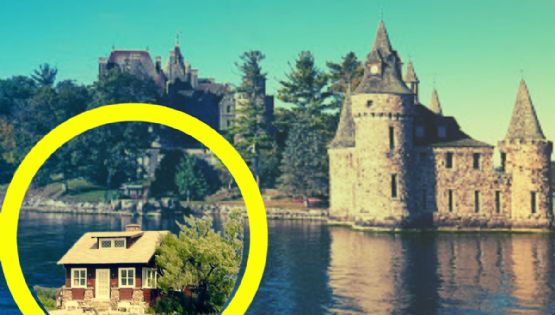 La isla habitada más pequeña del mundo tiene una casa y un árbol; son vecinos de un gran castillo