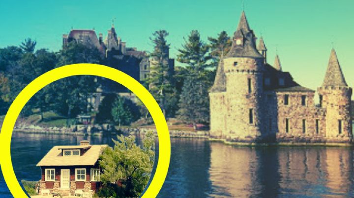 La isla habitada más pequeña del mundo tiene una casa y un árbol; son vecinos de un gran castillo