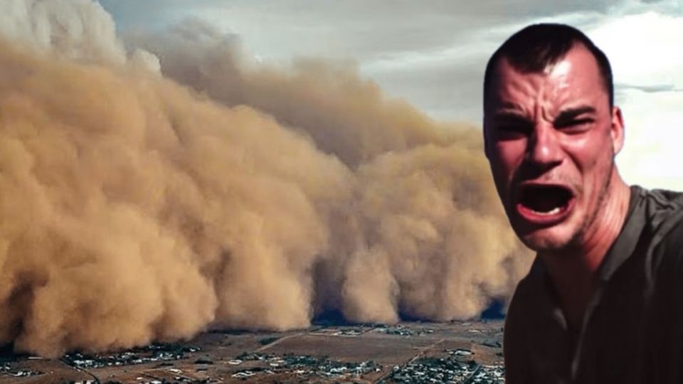 Polvo del Sahara.