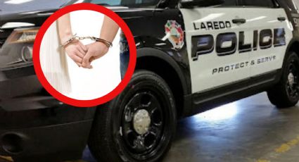 Policía y su esposa embarazada se dan 'hasta con la cubeta' en Laredo; ambos fueron detenidos