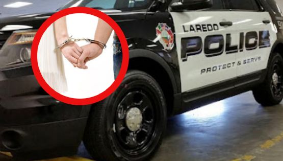 Policía y su esposa embarazada se dan 'hasta con la cubeta' en Laredo; ambos fueron detenidos