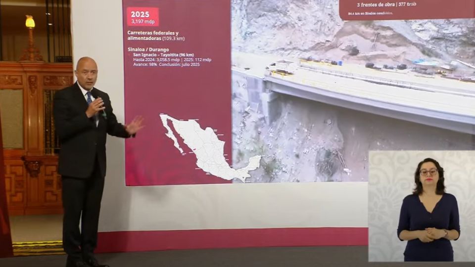 Jesús Esteva, titular de la Secretaría de Comunicaciones y Transportes dio a conocer siete puntos principales en la obra pública en carreteras