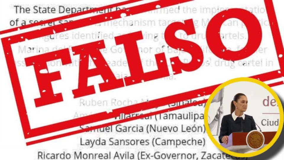 La presunta lista, difundida a través de redes sociales, provenía supuestamente del Departamento de Estado de EU