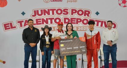 Premian a destacados atletas de Nuevo Laredo con Beca Deportiva